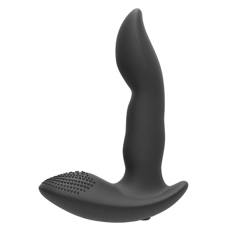Vibrador de Próstata Anatômico em Silicone com Bullet 12cm