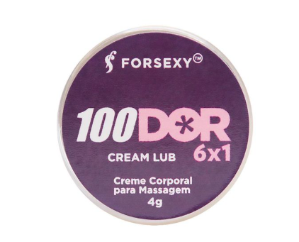 Creme Dessensibilizante Anal 100 Dor 6x1 4g Forsexy Pomada Conforto