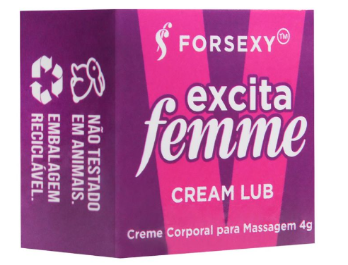Gel Excitante Feminino Excita Femme Cream Lub 4g Forsexy Pomada
