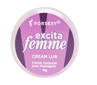 Gel Excitante Feminino Excita Femme Cream Lub 4g Forsexy Pomada