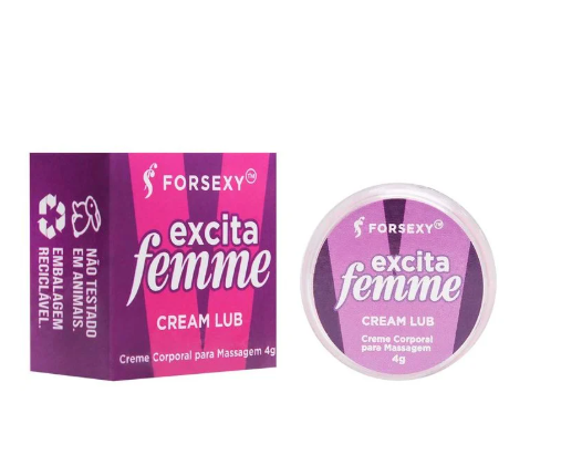 Gel Excitante Feminino Excita Femme Cream Lub 4g Forsexy Pomada