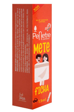 Gel Excitante de Massagem Corporal Mete Ficha 15ml Penetre