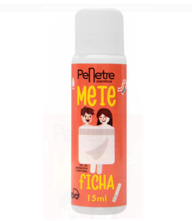 Gel Excitante de Massagem Corporal Mete Ficha 15ml Penetre
