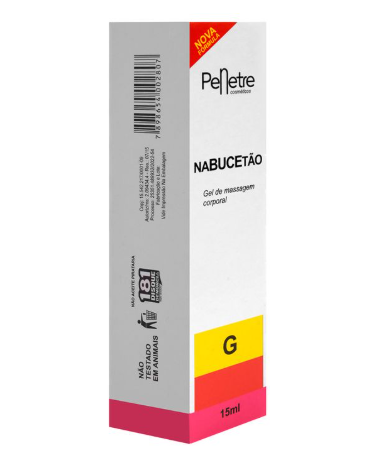 Gel Excitante de Massagem Nabucetão Erótico Genérico 15ml Penetre