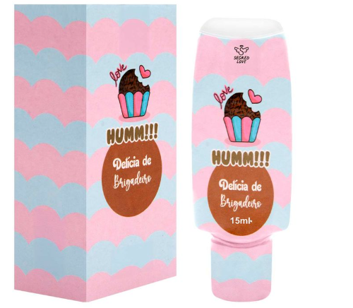 Gel de Massagem Beijável Humm Delícias 15ml Segred Love Vários Sabores