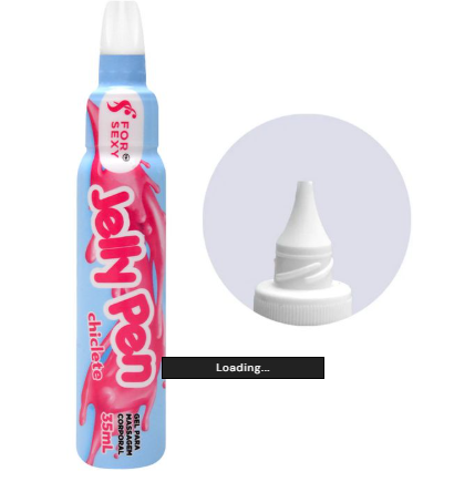 Caneta Gel de Massagem Beijável Jelly Pen 35ml Forsexy Vários Sabores