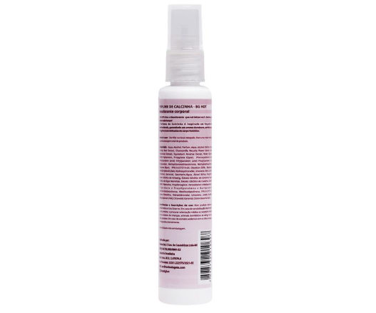 Perfume de Calcinha e Lingerie Banho de Gata BG Hot 40ml Várias Fragrâncias