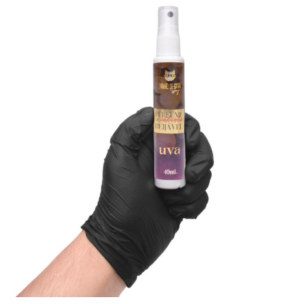 Perfume de Calcinha Beijável Banho de Gata 40ml Sabor Uva