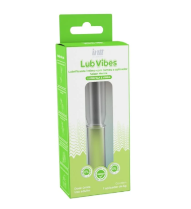 Gel Lubrificante Íntimo Vibratório com Aplicador Lub Vibes 5g Intt Vários Sabores