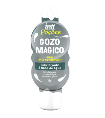 Gel Lubrificante Beijável Gozo Mágico Leite Condensado 15g Intt Poções
