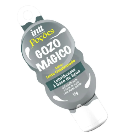 Gel Lubrificante Beijável Gozo Mágico Leite Condensado 15g Intt Poções