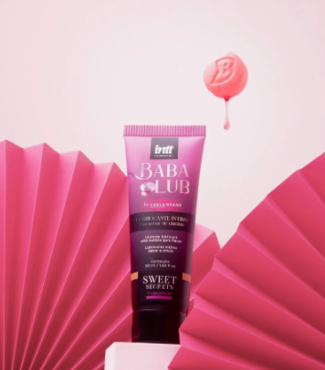 Gel Lubrificante Íntimo Baba Lub Chiclete Tutti-Frutti 50ml Intt