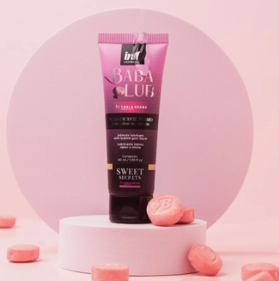 Gel Lubrificante Íntimo Baba Lub Chiclete Tutti-Frutti 50ml Intt