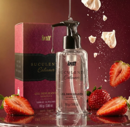 Gel Deslizante Beijável Suculenta Calianer Merengue 110g Intt