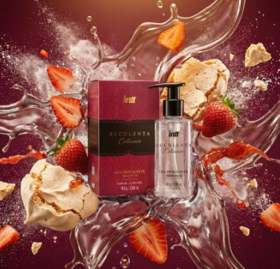 Gel Deslizante Beijável Suculenta Calianer Merengue 110g Intt