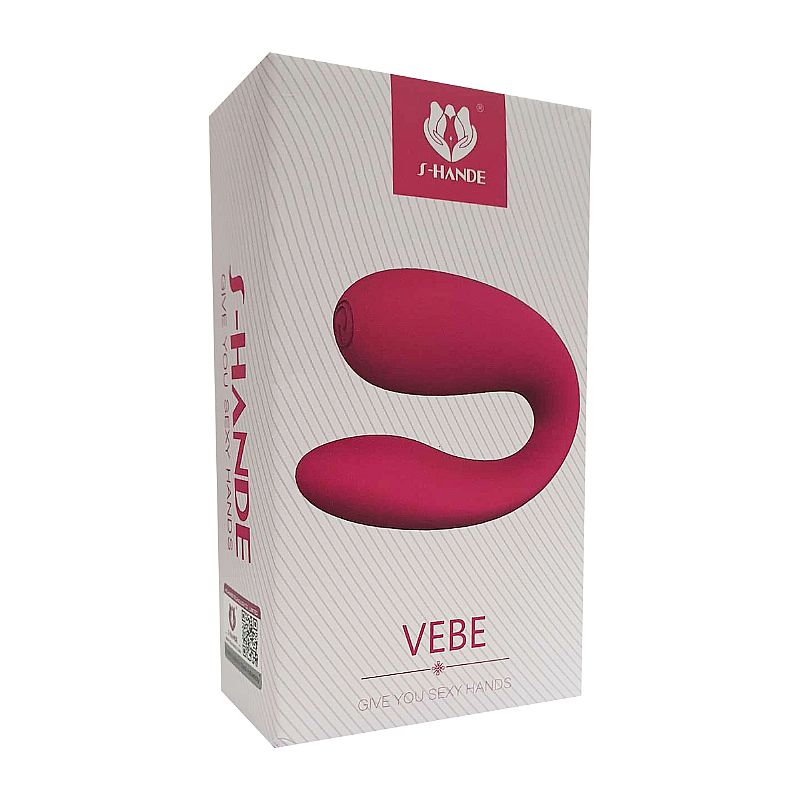 Vibrador de Casal Flexível Vebe S-Hande Formato em U à Bateria