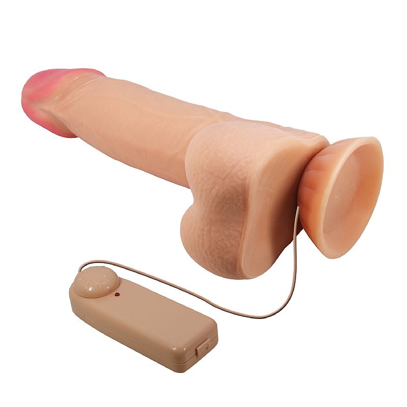 Dildo Pênis Realista com Pele Deslizante Sliding Skin 21,8cm Baile Vibrador