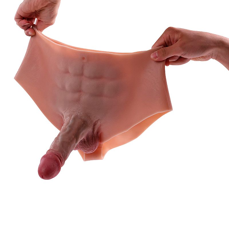 Calcinha Cinta em Silicone com Prótese Peniana Integrada 16,5cm