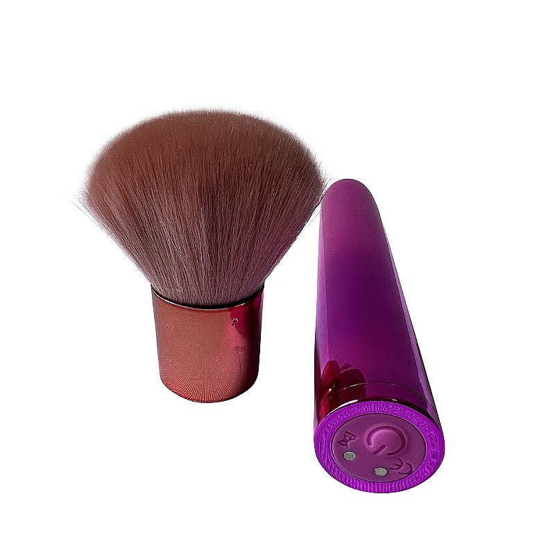 Mini Vibrador Bullet Secreto em Formato de Pincel de Maquiagem Recarregável