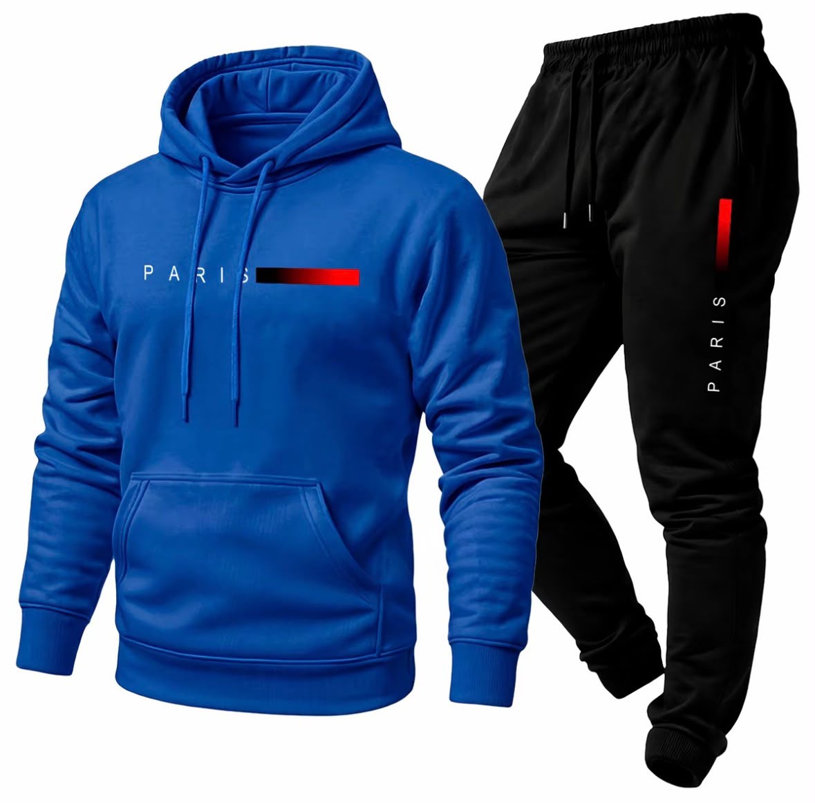 Conjunto Moletom Unissex - Calça e Casaco Estampa Paris Coleção 2026