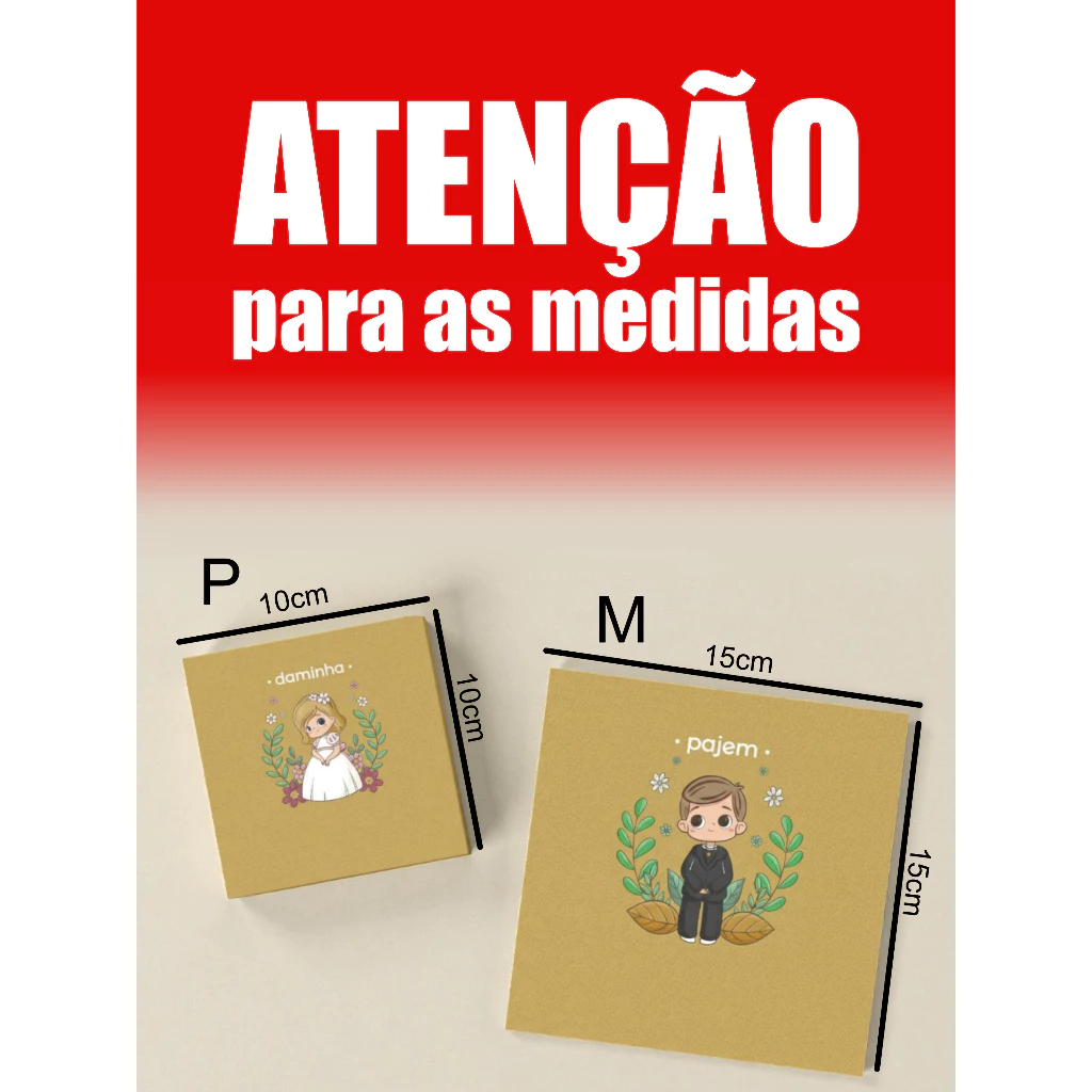 Caixa damas e pajens