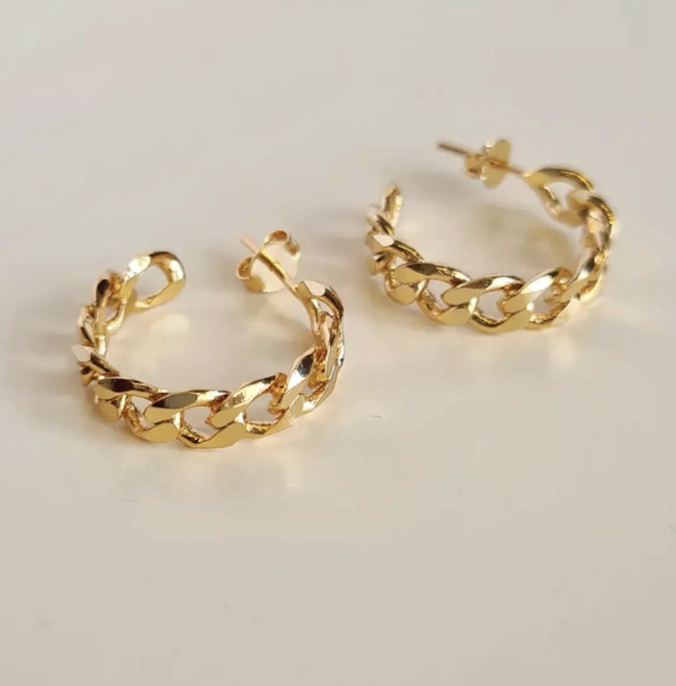 Argola Premium - Banhado Ouro 18k