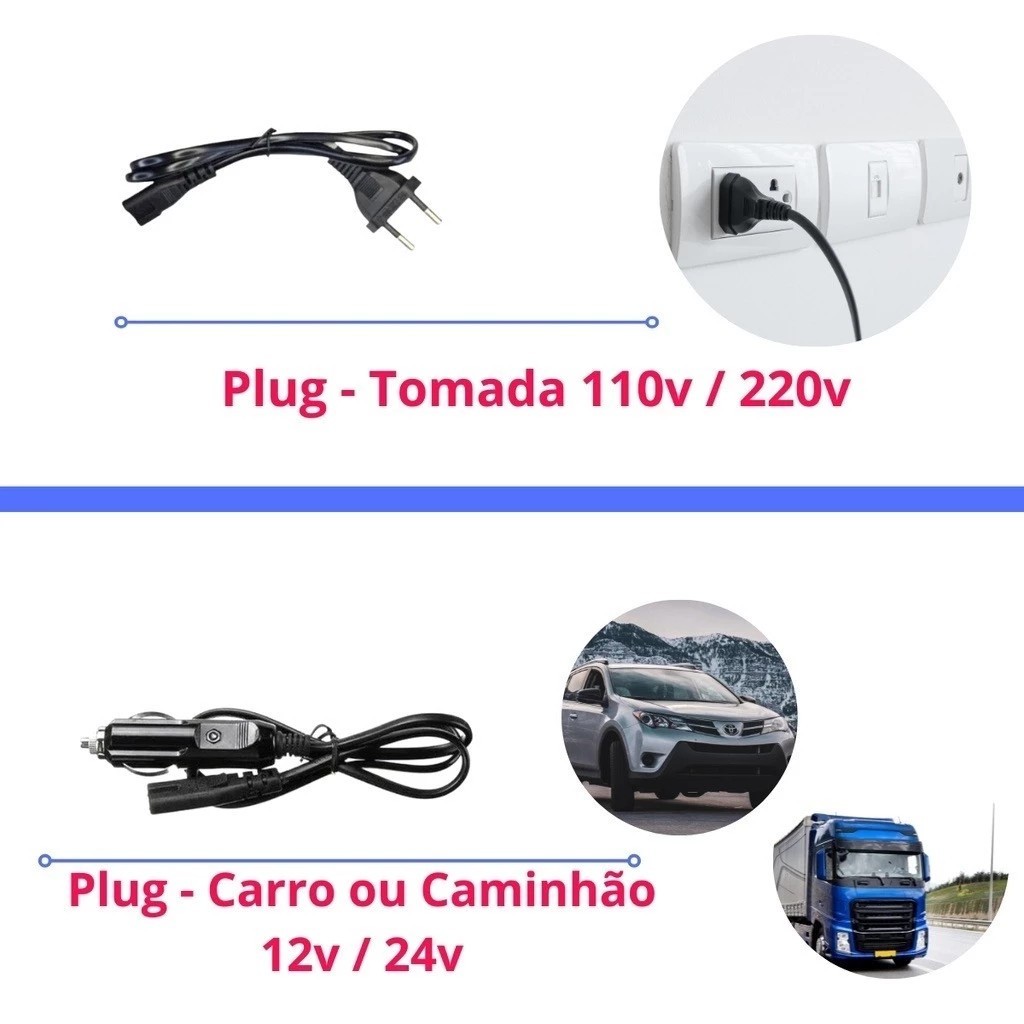 Marmita Elétrica Veicular Bivolt 12v/ 24v/110v/220v