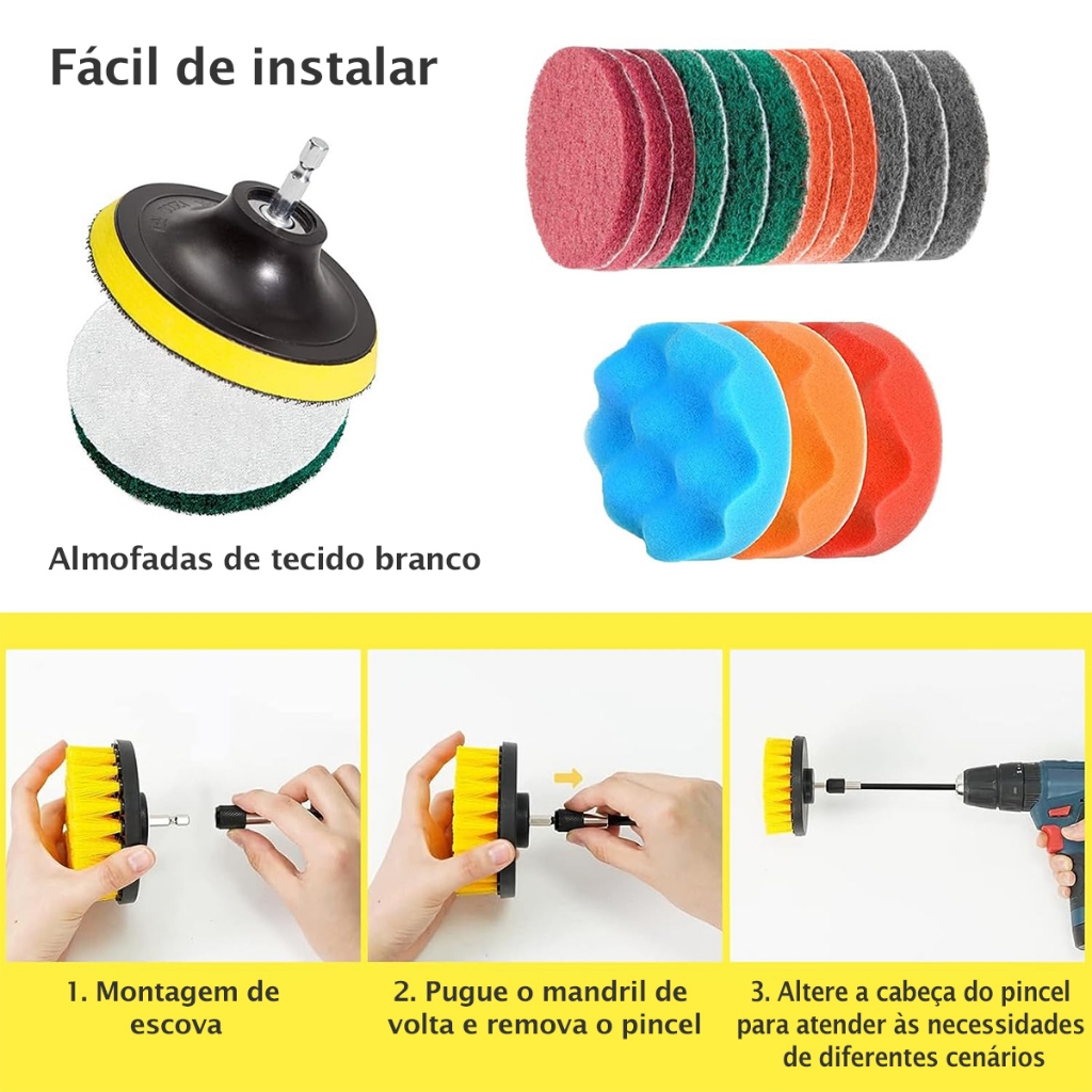 Kit Completo de Limpeza Automotiva