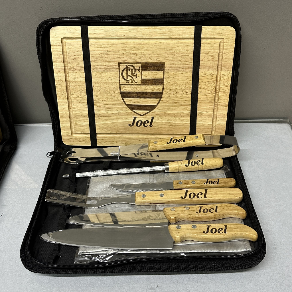 Kit Churrasco Com 9 peças