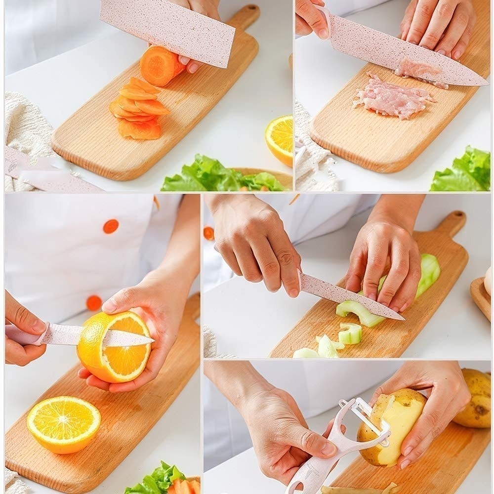 Kit Conjunto de facas Cozinha Gourmet 6 Peças