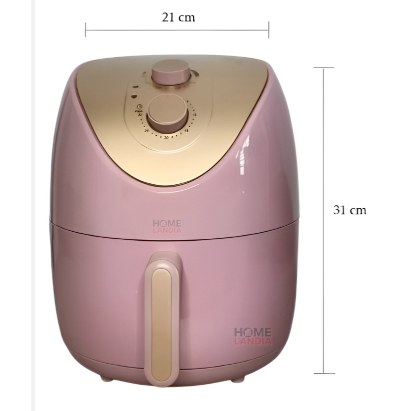 Fritadeira Air Fryer home Land 4L Coloridas
