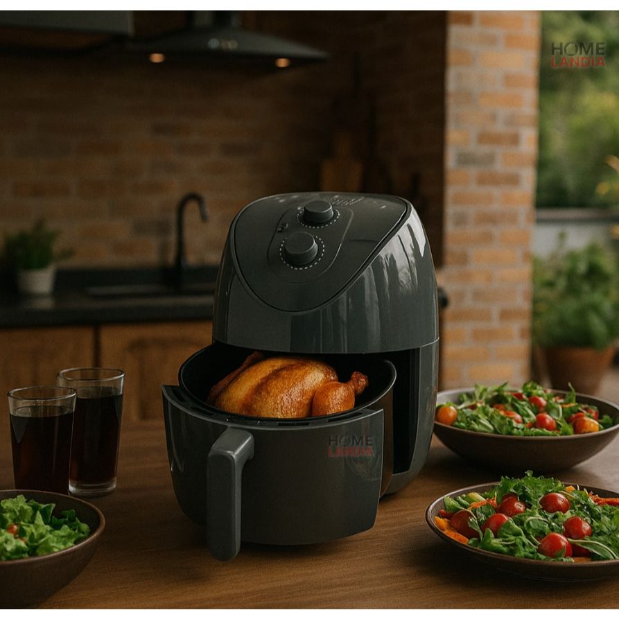 Fritadeira Air Fryer home Land 4L Coloridas