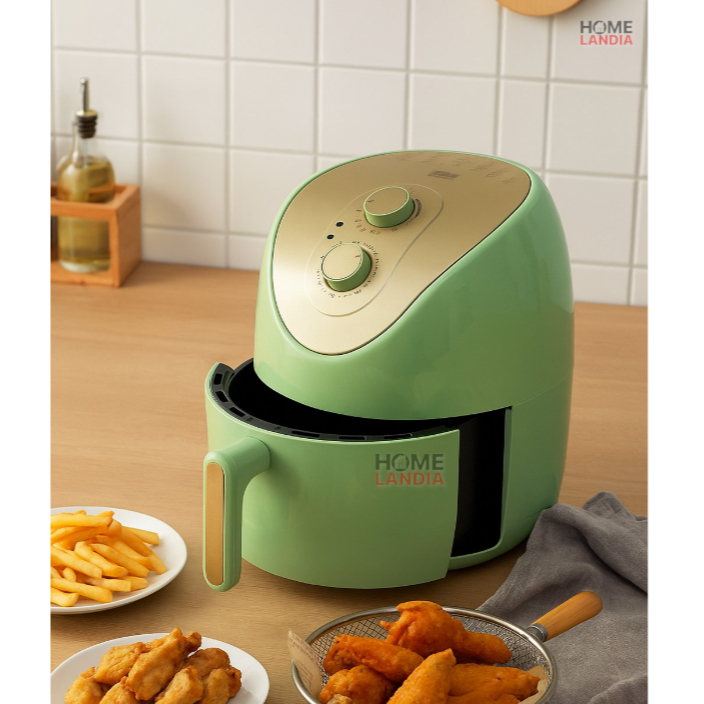 Fritadeira Air Fryer home Land 4L Coloridas