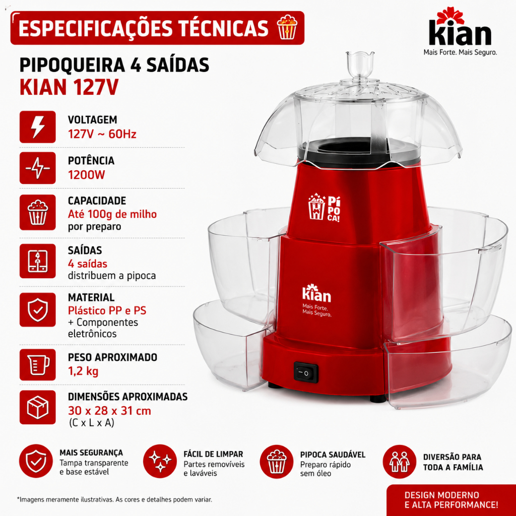 Pipoqueira Elétrica