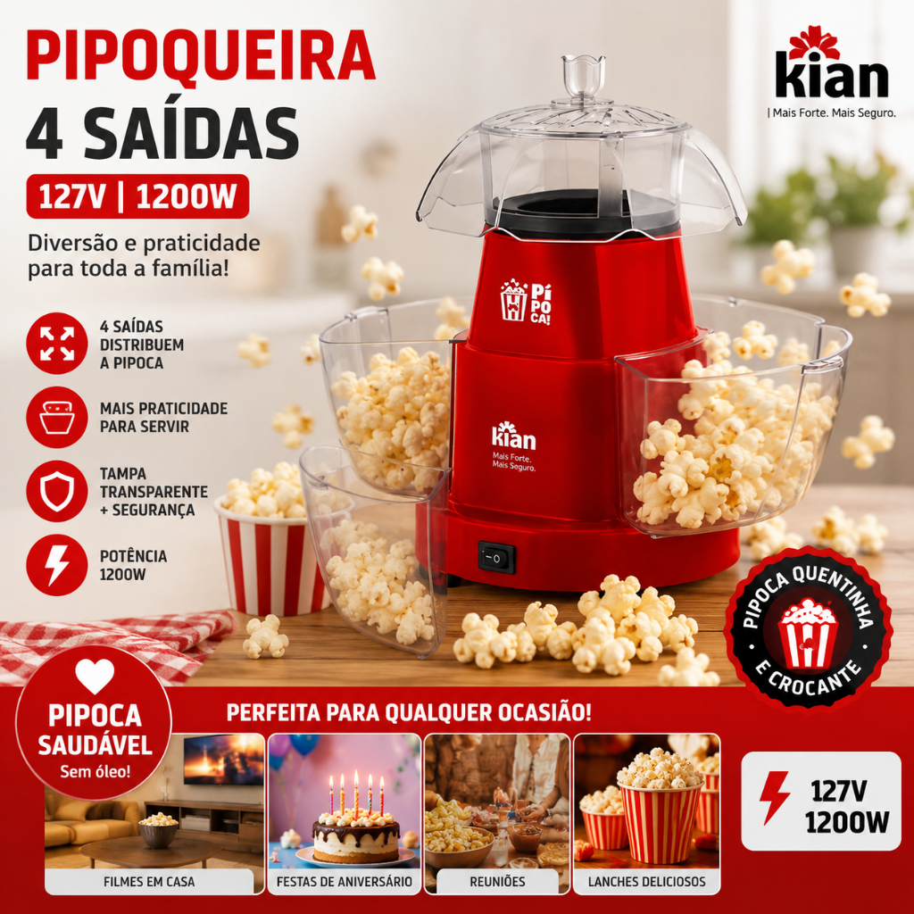 Pipoqueira Elétrica