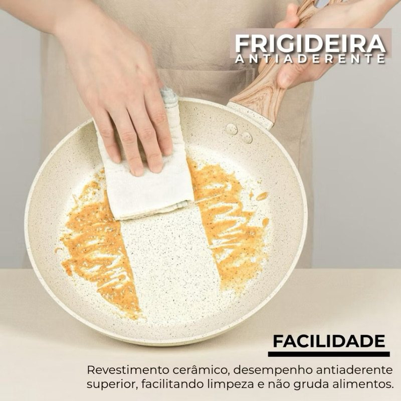 Frigideira Antiaderente Cerâmica