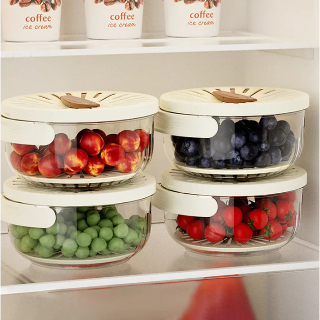 " Cesto de Drenagem Com Cabo Dobrável & Tampa de Legumes De Grande Capacidade Para Lavagem de Frutas"