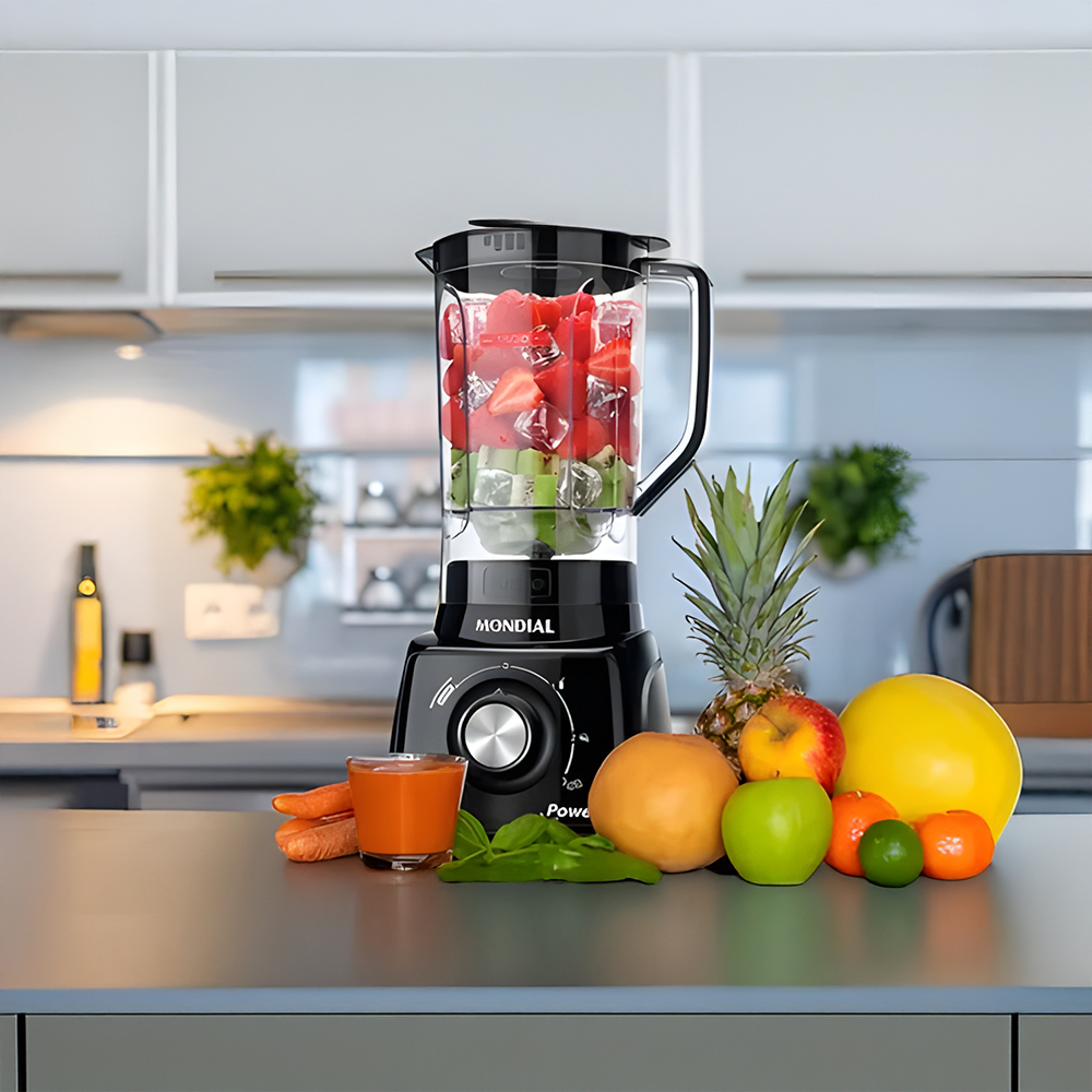 "Liquidificador Mondial L‑99 Turbo 550 W 3 Velocidades"