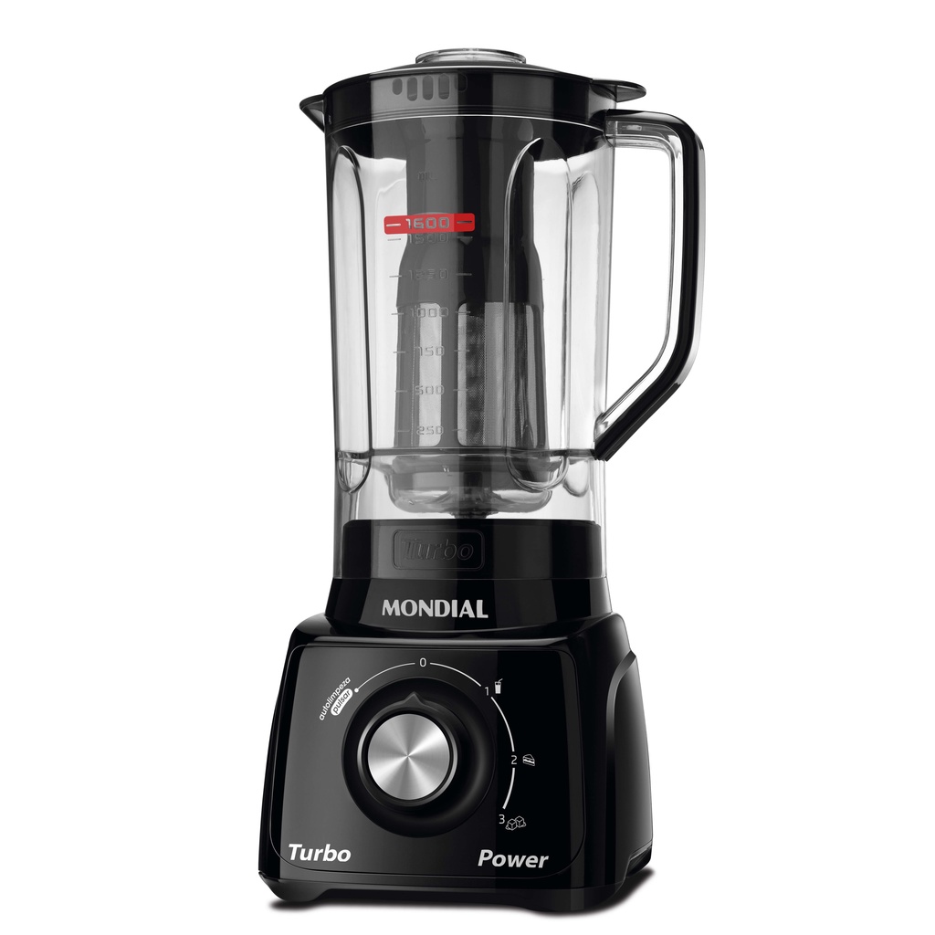 "Liquidificador Mondial L‑99 Turbo 550 W 3 Velocidades"