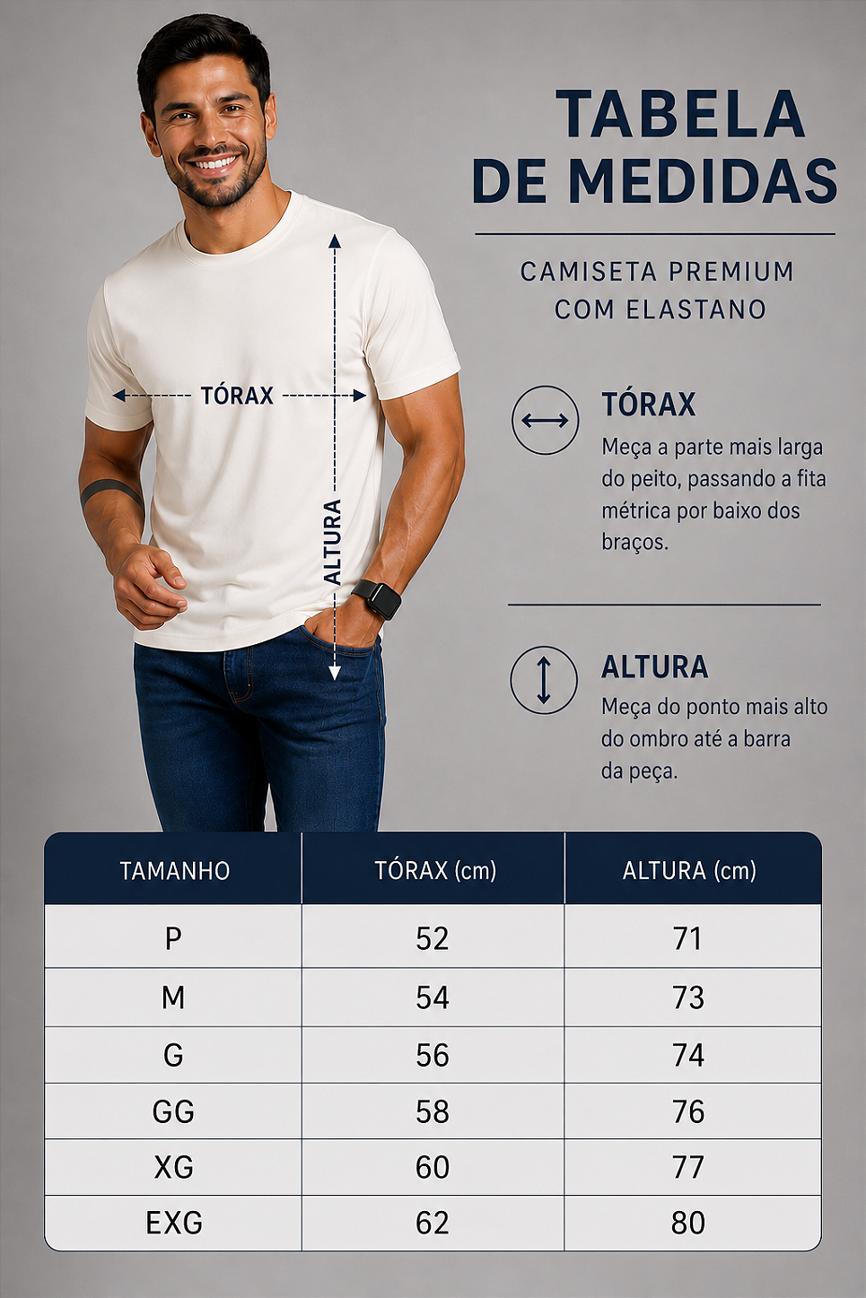 Camiseta Algodão Premium Preta Confortável