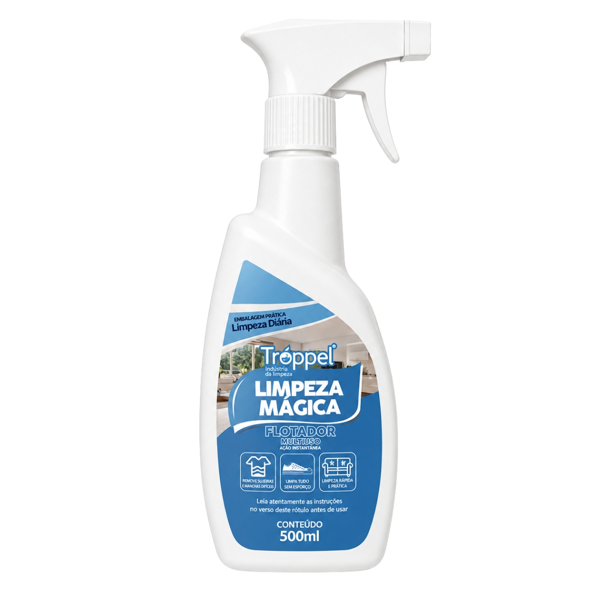 Multiuso Flotador Limpeza Mágica 500ml - Troppel