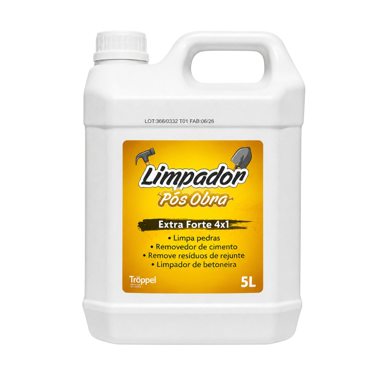 Limpador Pós Obra Troppel 5L