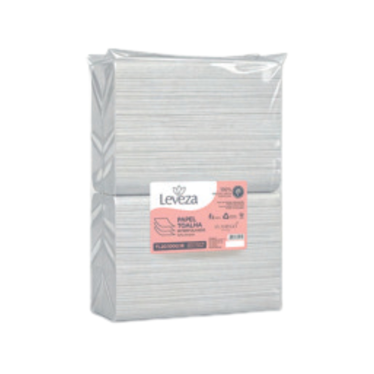 Papel Toalha Interfolhado Fs 20x20cm 1.000fls Leveza