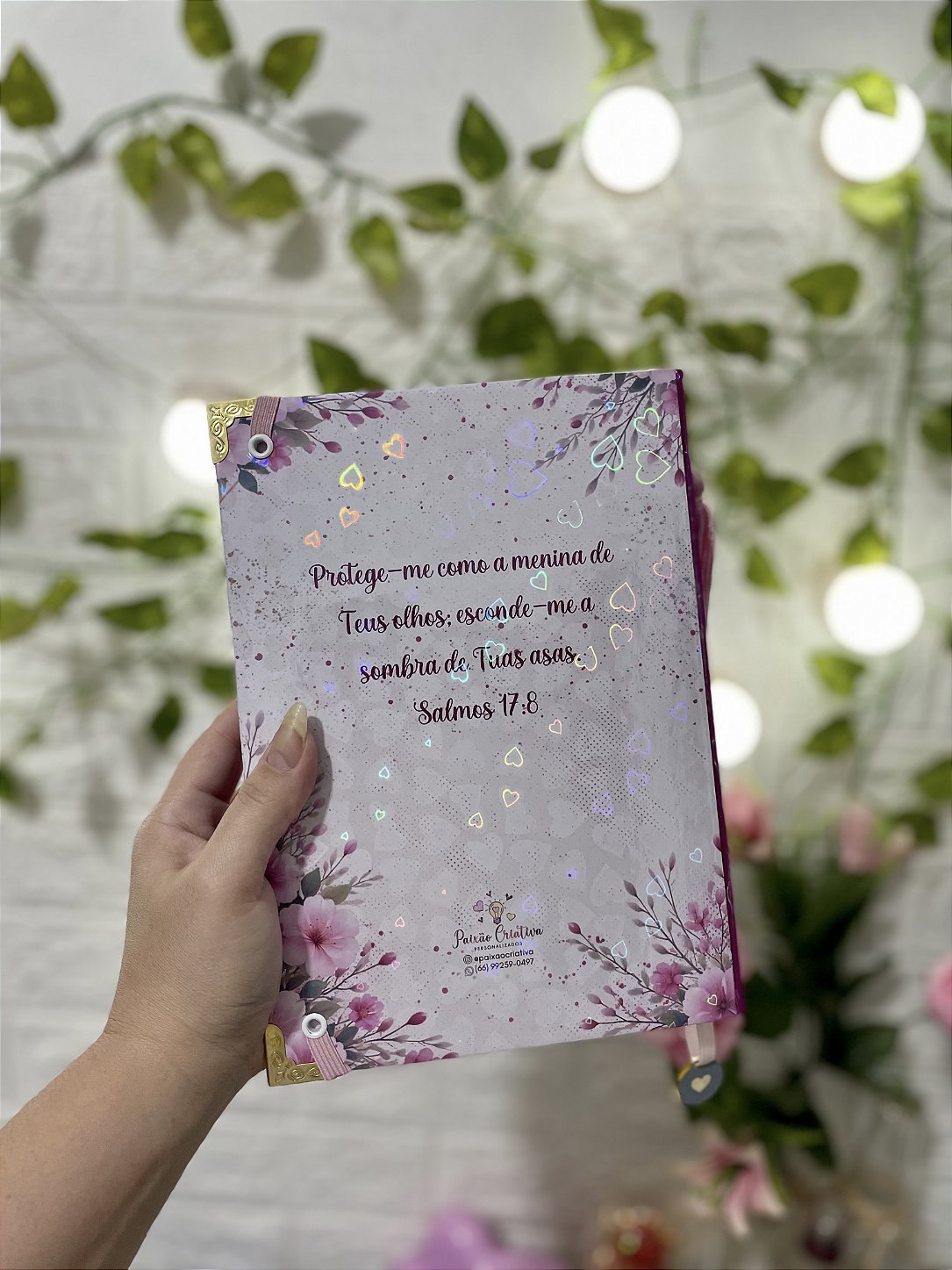 Bíblia Sagrada Personalizada Letra Média/Grande
