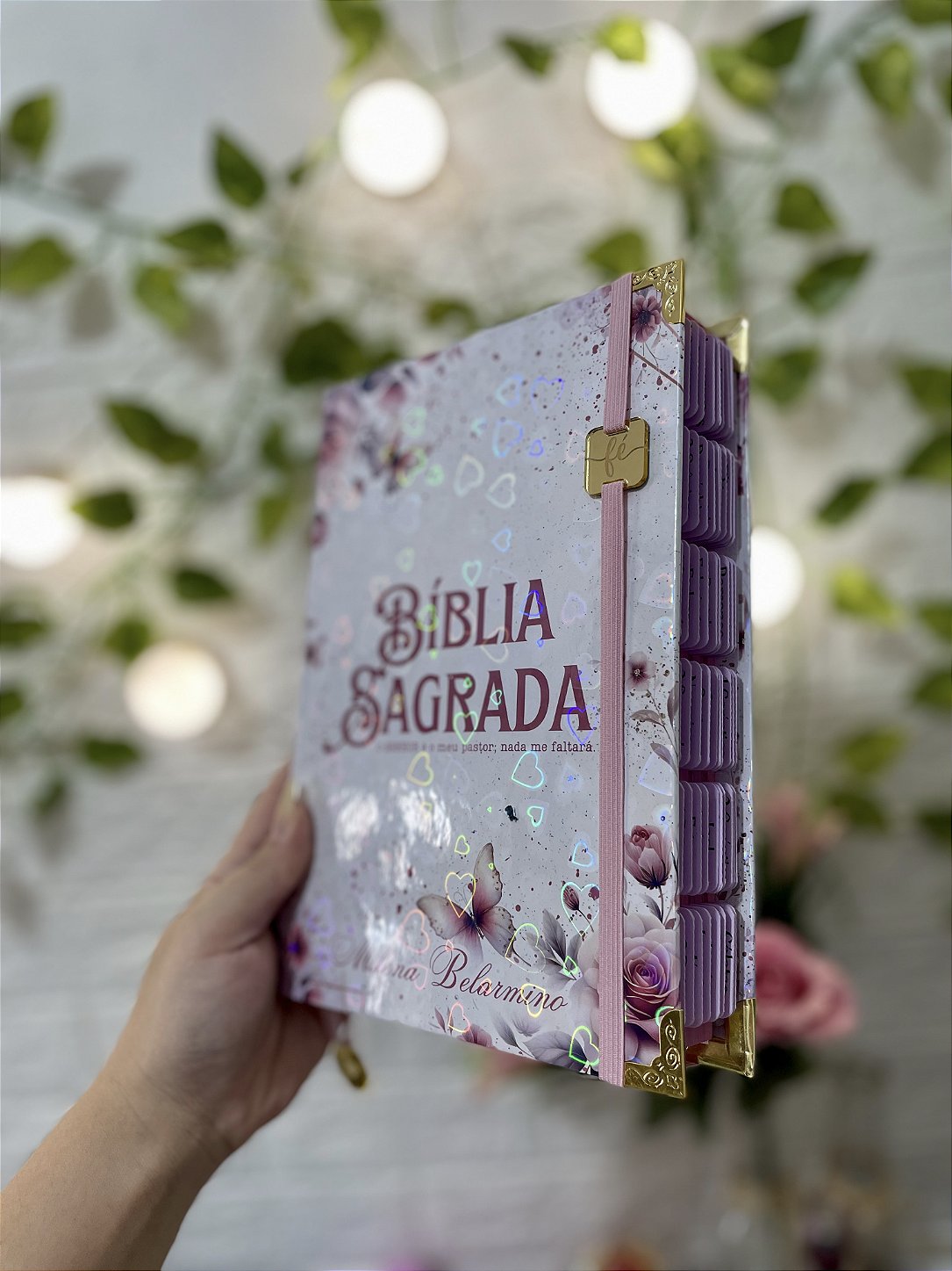 Bíblia Média ARC - Letra Média - Borboletas Florida