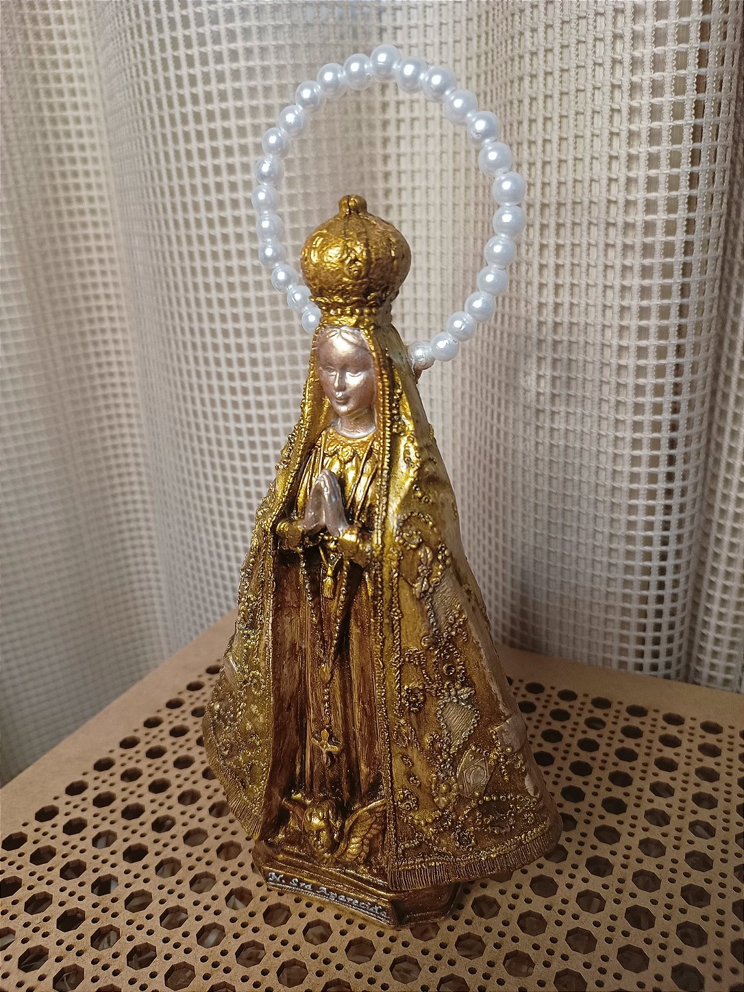 Estátua Nossa Senhora Aparecida Dourada