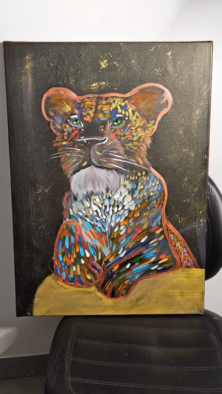 Pintura sobre tela acrílica
