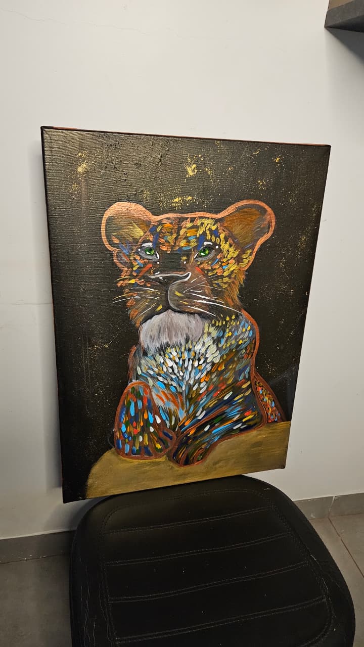 Pintura sobre tela acrílica
