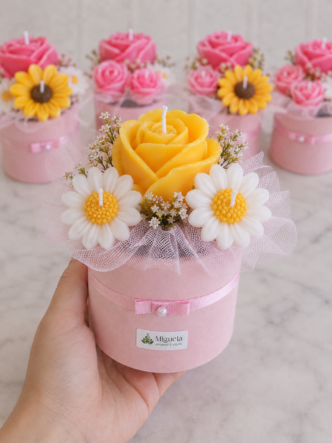 Mini Buquê 3 Flores