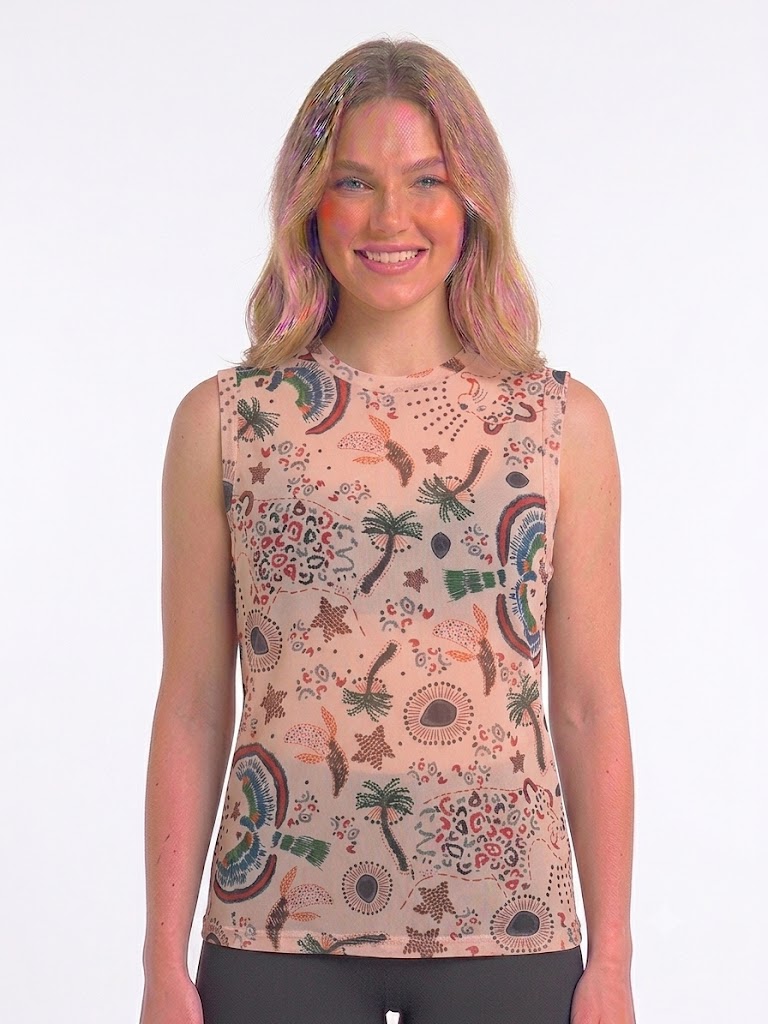 REGATA TULE TROPICAL - INSPIRAÇÃO FARM